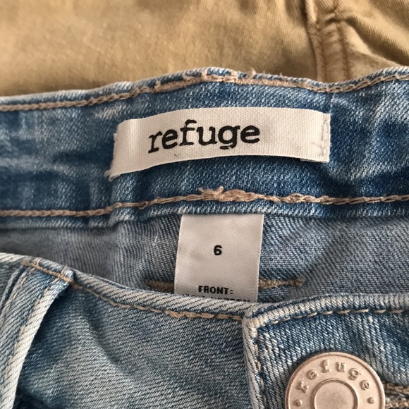 Hollister Jean shorts size 5, Refuge Jean shorts size 6 - Picture 2 of 4
